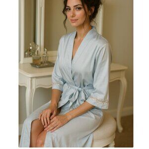 Flo Weinberg Originals Dress Robe Vintage Womens M/L Full Length Size M/L